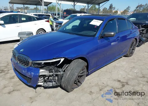2020 BMW 3 Series M340I z USA, uszkodzony, nr VIN WBA5U7C04LA232384